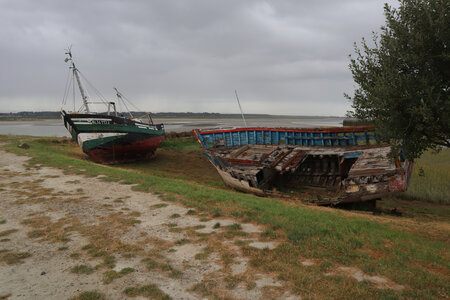20210827 Le Crotoy - Saint-Valery-sur-Somme, IMG_2636 Le départ de la digue du bassin de chasse du Crotoy