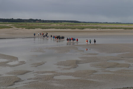 20210827 Le Crotoy - Saint-Valery-sur-Somme, IMG_2647 Départ d’une traversée de la baie depuis le milieu de la digue.
