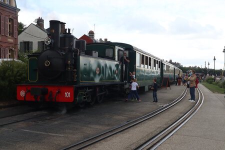 20210827 Le Crotoy - Saint-Valery-sur-Somme, IMG_2683 Le train de la baie de Somme en gare de Saint-Valery