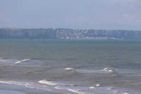 20210829 Cayeux-sur-Mer - Le-Tréport, IMG_2775 Vue sur Le Tréport entre Cayeux et la Ferme des Galets