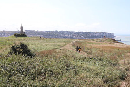 20210829 Cayeux-sur-Mer - Le-Tréport, IMG_2812 Notre-Dame de la Falaise sur les hauteurs de Mers-les-Bains