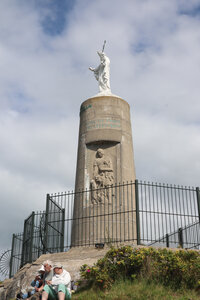 20210829 Cayeux-sur-Mer - Le-Tréport, IMG_2816 Notre-Dame de la Falaise sur les hauteurs de Mers-les-Bains