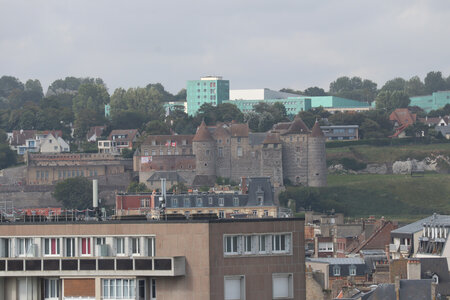 20210831 Saint-Martin-Plage - Dieppe, IMG_2928 Le château de Dieppe vu depuis N-D-de-Bonsecours
