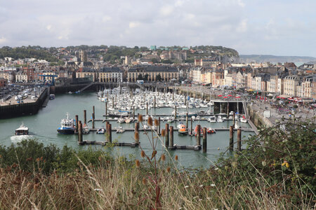 20210831 Saint-Martin-Plage - Dieppe, IMG_2935 Le port de Dieppe depuis l’esplanade Emmanuel Marchand