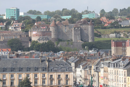 20210831 Saint-Martin-Plage - Dieppe, IMG_2936 Le château de Dieppe depuis l’esplanade Emmanuel Marchand