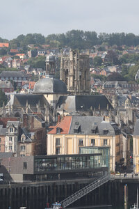 20210831 Saint-Martin-Plage - Dieppe, IMG_2938 L’église Saint-Jacques depuis l’esplannade Emmanuel Marchand
