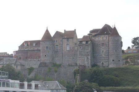 20210831 Saint-Martin-Plage - Dieppe, IMG_2954 Le château de Dieppe depuis la plage