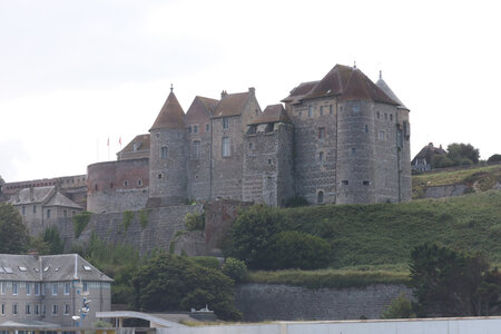 20210831 Saint-Martin-Plage - Dieppe, IMG_2956 Le château de Dieppe depuis la plage