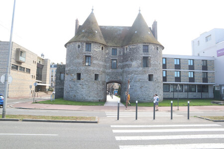 20210831 Saint-Martin-Plage - Dieppe, La Porte des Tourelles, face nord, Dieppe