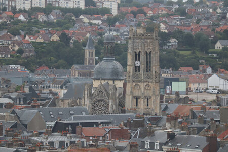 20210901 Dieppe, IMG_3015 L’église Saint-Jacques depuis la table d’orientation de la Citadelle