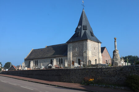 20210903 Quiberville-sur-Mer - Saint-Valery-en-Caux, IMG_3119 L’église Saint-Aubin, Saint-Aubin-sur-Mer