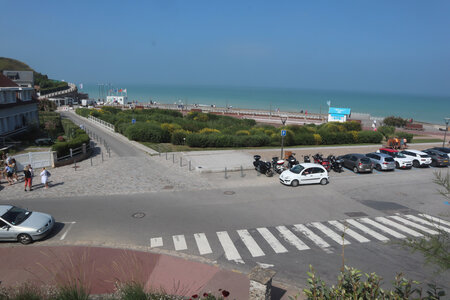 20210903 Quiberville-sur-Mer - Saint-Valery-en-Caux, IMG_3132 La place Melingue vue depuis le square Saint-Nicolas