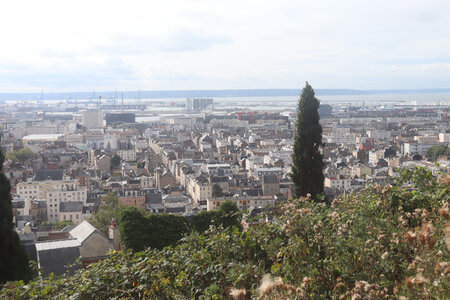 20210909 Montivilliers - Le Havre, IMG_3332 Le Havre depuis l’escalier Lechiblier