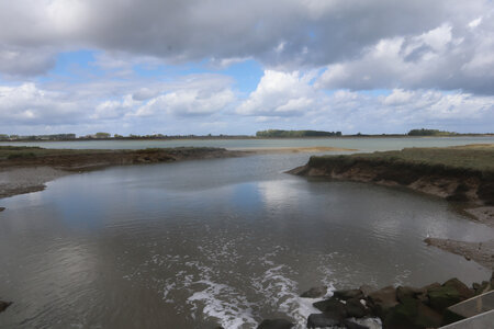 20220908 De Cabourg à Ouistreham, IMG_3881 Confluence du ruisseau Flet de Graye et de l’Orne à Sallenelles