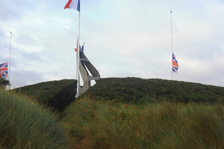 20220909 De Ouistreham à Ver-sur-Mer, IMG_3901 Mémorial « la Flamme » au commando Kieffer, Ouistreham