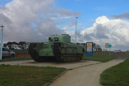 20220909 De Ouistreham à Ver-sur-Mer, IMG_3905 Char Churchill à Lion-sur-Mer (Sword Beach)
