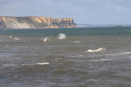 20220910 De Ver-sur-Mer à Port-en-Bessin, IMG_3953 Le cap Manvieux depuis Asnelles