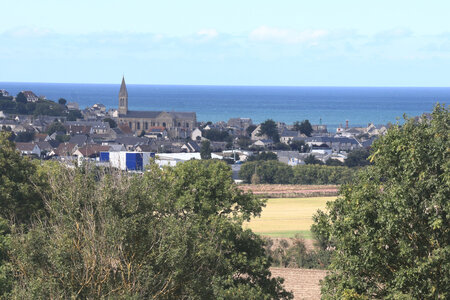 20220910 De Ver-sur-Mer à Port-en-Bessin, IMG_3975 Port-en-Bessin depuis le chemin aux Anes