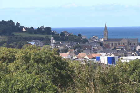 20220910 De Ver-sur-Mer à Port-en-Bessin, IMG_3977 Port-en-Bessin depuis le chemin aux Anes