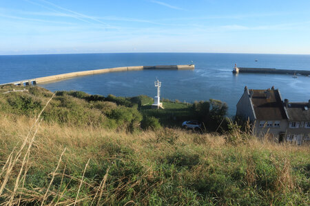 20220911 De Port-en-Bessin à Vierville-sur-Mer, IMG_3994 Le port de Plaisance depuis la rue du Phare, Port-en-Bessin