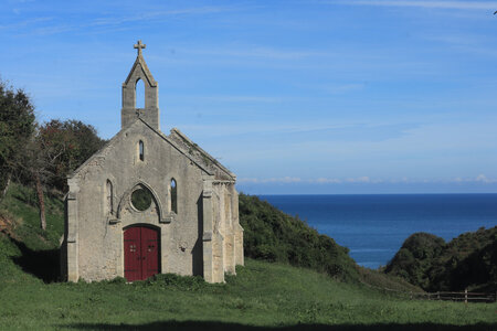 20220911 De Port-en-Bessin à Vierville-sur-Mer, IMG_4022 La chapelle Saint-Siméon, Sainte-Honorine-des-Pertes