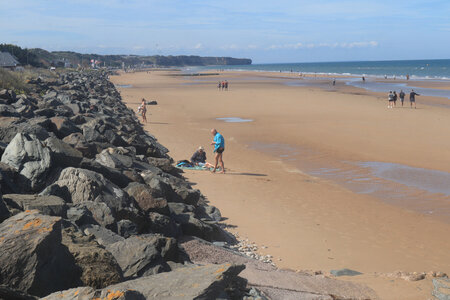 20220911 De Port-en-Bessin à Vierville-sur-Mer, IMG_4031 La plage de Saint-Laurent-sur-Mer (Omaha Beach)