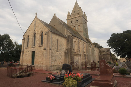 20220912 De Vierville-sur-Mer à Isigny-sur-Mer, IMG_4044 Eglise Saint-Vigor, Englesqueville-la-Percée