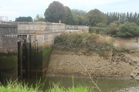 20220913 D'Isigny-sur-Mer à Carentan-les-Marais, IMG_4095 Le pont-écluse sur la Vire