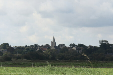 20220915 De Utah Beach à Sainte-Mère-Eglise, IMG_4203 Vue sur Saint-Martin-de-Varreville