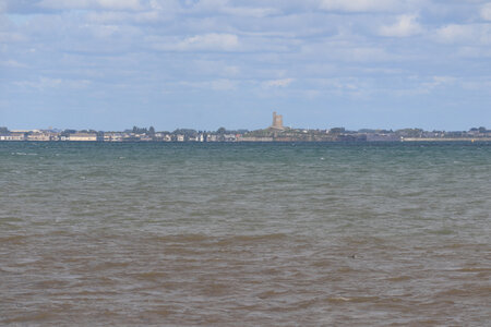 20220916 De Sainte-Mère-Eglise à Quinéville, IMG_4252 Vue sur Saint-Vaast depuis la plage de Fontenay-sur-Mer