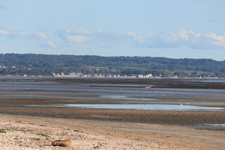 20220917 De Quinéville à Saint-Vaast-La-Hougue, IMG_4284 L’anse du Cul-de-Loup, Saint-Vaast et La Hougue depuis le Hameau Simon (pano)