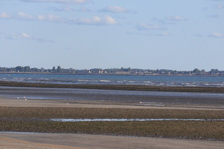 20220917 De Quinéville à Saint-Vaast-La-Hougue, IMG_4288 L’anse du Cul-de-Loup, Saint-Vaast et La Hougue depuis le Hameau Simon (pano)