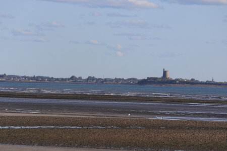 20220917 De Quinéville à Saint-Vaast-La-Hougue, IMG_4289 L’anse du Cul-de-Loup, Saint-Vaast et La Hougue depuis le Hameau Simon (pano)