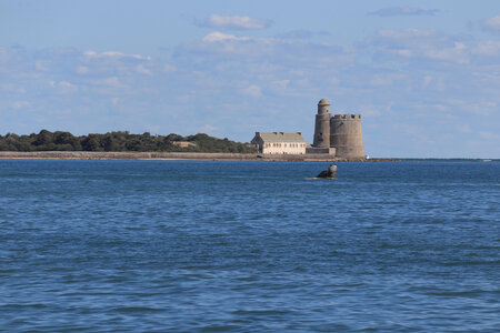 20220917 De Quinéville à Saint-Vaast-La-Hougue, IMG_4363 Tatihou depuis la digue de la Hougue