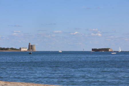 20220917 De Quinéville à Saint-Vaast-La-Hougue, IMG_4364 Tatihou et le fort de l’Îlet depuis la digue de la Hougue