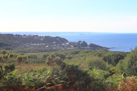 20220920 De Gatteville-le-Phare à Carneville, IMG_4656 Vue sur l’anse et la pointe du Brick depuis les Landes