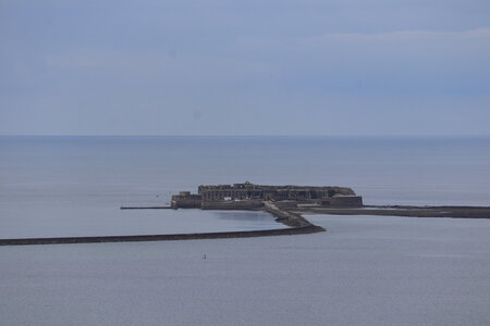 20220921 De Carneville à Cherbourg, IMG_4704 Le fort de l’Île pelée vu depuis le fort de Digosville