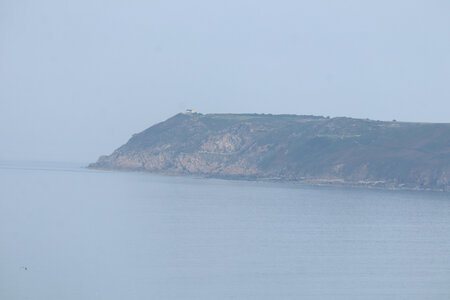 2023_09_08 Des Pieux à Barneville-Carteret, IMG_5298 Le cap de Flamanville vu depuis le cap du Rozel