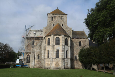 2023_09_11 De Saint-Germain-sur-Ay à Pirou-Pont, IMG_5429 L’abbatiale Sainte-Croix, Lessay