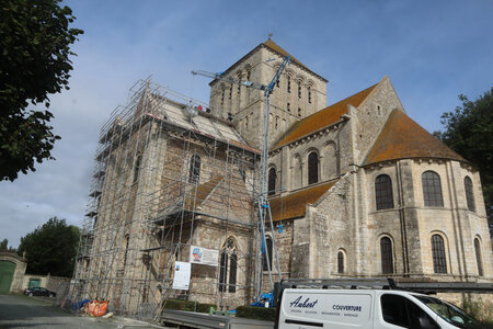 2023_09_11 De Saint-Germain-sur-Ay à Pirou-Pont, IMG_5430 L’abbatiale Sainte-Croix, Lessay