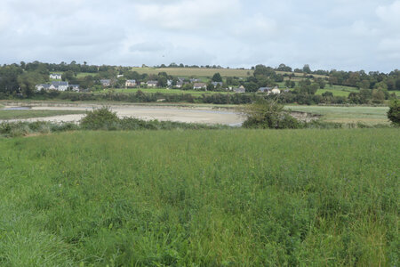 2023 09 13 d'Agon-Coutainville à Montmartin-sur-Mer, Vue sur le Creux-de-Chaux entre le Pont-de-La-Roque et Le Prey