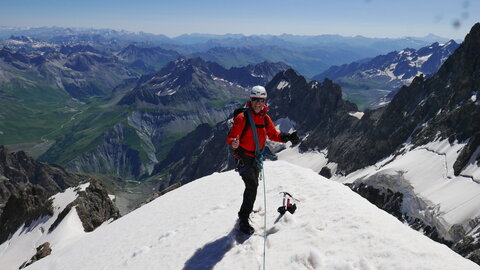 Arête SE de la Meije orientale, P1250283