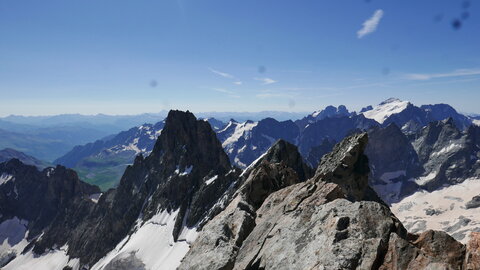 Arête SE de la Meije orientale, P1250275