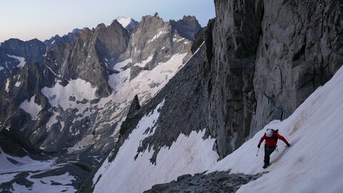 Arête SE de la Meije orientale, P1250249