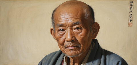 PORTRAIS IA, L’’HOMME D’’ASIE