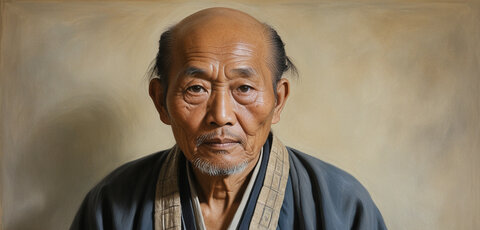 PORTRAIS IA, L’’HOMME D’’ASIE