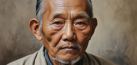 PORTRAIS IA, L’’HOMME D’’ASIE