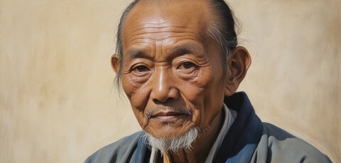 PORTRAIS IA, L’’HOMME D’’ASIE