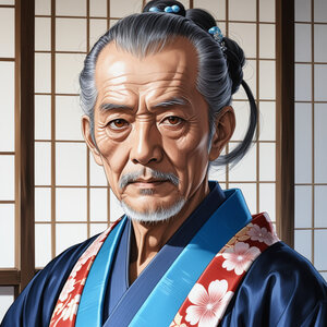 PORTRAIS IA, HOMME JAPONAIS
