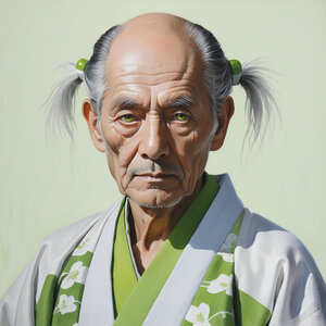 PORTRAIS IA, HOMME JAPONAIS